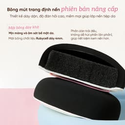 Bộ Bông Mút & Cọ Tán Nền Amortals OK Ver 2 Dùng Khô  – Dễ dàng tạo lớp nền mịn mướt, độ che phủ cao, Mekup nhanh, đẹp 3
