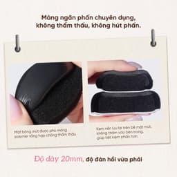 Bộ Bông Mút & Cọ Tán Nền Amortals OK Ver 2 Dùng Khô  – Dễ dàng tạo lớp nền mịn mướt, độ che phủ cao, Mekup nhanh, đẹp 4