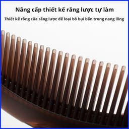 Lược Chải Tóc Chống Gàu Làm Phồng Tóc, Ngăn Bết Dính Tóc Làm Sạch Gàu Sau 1 Lần Ấn Nút Best 8