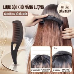 Lược Chải Tóc Chống Gàu Làm Phồng Tóc, Ngăn Bết Dính Tóc Làm Sạch Gàu Sau 1 Lần Ấn Nút Best 1