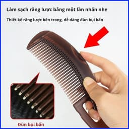 Lược Chải Tóc Chống Gàu Làm Phồng Tóc, Ngăn Bết Dính Tóc Làm Sạch Gàu Sau 1 Lần Ấn Nút Best 5