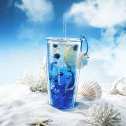 Ly Nhựa 2 Lớp LocknLock Ocean Double Wall HAP534BLU 750ml, Kèm Phụ Kiện, Hàng Chính Hãng - JoyMall 4