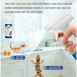 Xịt Đuổi Thằn Lằn ,Thạch Sùng Hiệu Quả GECKO AWAY SPRAY 500ml – Hương Tự Nhiên An Toàn, Lành Tính 4