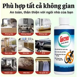 Xịt Đuổi Thằn Lằn ,Thạch Sùng Hiệu Quả GECKO AWAY SPRAY 500ml – Hương Tự Nhiên An Toàn, Lành Tính 9