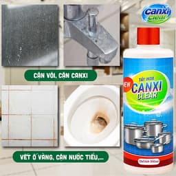 Dung Dịch Tẩy Cặn Canxi Đa Năng CANXI CLEAR 500ml – Hỗ Trợ Làm Sạch Cặn Vôi Trên Nhiều Bề Mặt 9