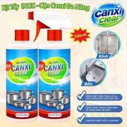 Dung Dịch Tẩy Cặn Canxi Đa Năng CANXI CLEAR 500ml – Hỗ Trợ Làm Sạch Cặn Vôi Trên Nhiều Bề Mặt 1