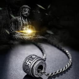 Vòng cổ Kinh luân dây chuyền phật pháp kinh chú phụ kiện phong thủy 6