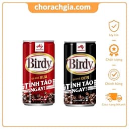 CHÍNH HÃNG nguyên thùng 30 lon Cà phê sữa lon Birdy 170ml 6