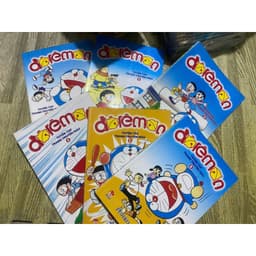 (màu xuôi) Bộ 6q vở Doraemon Doremon in màu đọc xuôi 2