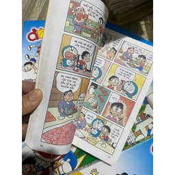 (màu xuôi) Bộ 6q vở Doraemon Doremon in màu đọc xuôi 6