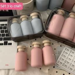 Set 3 lọ chiết mỹ phẩm ,dầu gội,sữa tắm siêu tiện lợi nhỏ gọn dễ dàng mang theo phù hợp khi đi du lịch,công tác. 7
