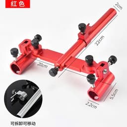 Pat Gác Cần Đôi, Pass Câu Đài 360% Hợp Kim Khóa Chống Xoay Ngang Nhẹ Cứng Bền Chắc 5
