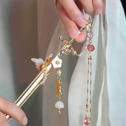 Trâm kiếm Hán phục cổ trang phụ kiện cài tóc xinh đẹp cá tính 5