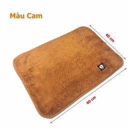 [Combo 5 Thảm] Tấm Thảm Lau Chân Nỉ Thấm Nước Tốt Đế Lót Cao Su Chống Trơn Trượt Kt 40x60cm 8