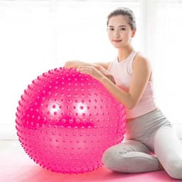 Bóng tập Yoga, Gym Gai Massage (Size 65 , 75 ,85cm) Tặng Kèm Bơm Chân Không( Bóng Gai) 4