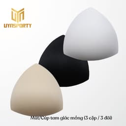 Mút Đệm, Cúp Tam Giác, Miếng Độn Ngực, Che Chắn Tập Thể Thao Pickleball Gym Yoga Đồ Bơi Đệm Nâng 6