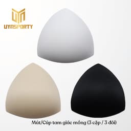 Mút Đệm, Cúp Tam Giác, Miếng Độn Ngực, Che Chắn Tập Thể Thao Pickleball Gym Yoga Đồ Bơi Đệm Nâng 5
