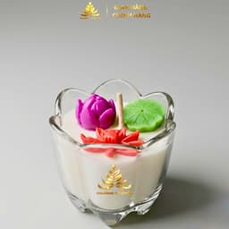 Charm Mix Hoa Trang Trí Nến Bơ Cúng Dường – Hoa Khô Tự Nhiên Cao Cấp, Thanh Tịnh, Trang Nghiêm (Set Tiện Lợi) 8