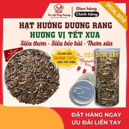 Hạt Hướng Dương Rang Dừa, Hướng Dương Rang Vị Dừa, Hướng Dương Cốt Dừa, Hạt Nhâm Nhi Qùa Biếu Tết 1
