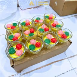 Charm Mix Hoa Trang Trí Nến Bơ Cúng Dường – Hoa Khô Tự Nhiên Cao Cấp, Thanh Tịnh, Trang Nghiêm (Set Tiện Lợi) 4