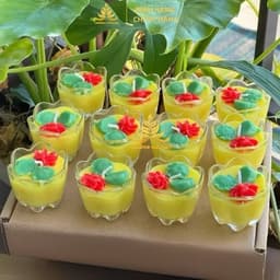 Charm Mix Hoa Trang Trí Nến Bơ Cúng Dường – Hoa Khô Tự Nhiên Cao Cấp, Thanh Tịnh, Trang Nghiêm (Set Tiện Lợi) 2