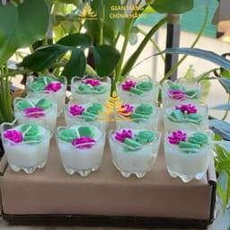 Charm Mix Hoa Trang Trí Nến Bơ Cúng Dường – Hoa Khô Tự Nhiên Cao Cấp, Thanh Tịnh, Trang Nghiêm (Set Tiện Lợi) 3