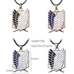 Vòng Cổ Attack On Titan Wings Of Freedom Trinh Sát Đoàn Anime AOT Dây Chuyền Cosplay Cao Cấp 7