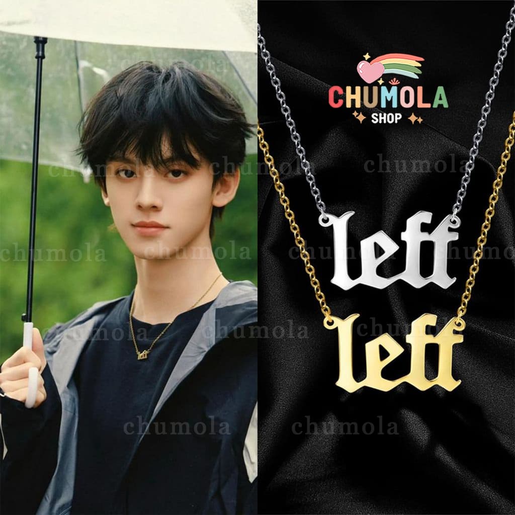 Dây chuyền Left Tả Hàng cheap moment Gia tộc TF phụ kiện vòng cổ idol thần tượng hoa ngữ