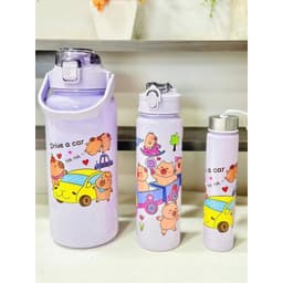 Combo 3 Bình Nước Cầm Tay Nhựa Cho Bé và Cả Gia Đình Cappy Bara Dung Tích 2000ML-800ML-300ML 4