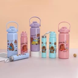 Combo 3 Bình Nước Cầm Tay Nhựa Cho Bé và Cả Gia Đình Cappy Bara Dung Tích 2000ML-800ML-300ML 8