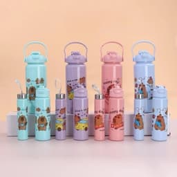 Combo 3 Bình Nước Cầm Tay Nhựa Cho Bé và Cả Gia Đình Cappy Bara Dung Tích 2000ML-800ML-300ML 9