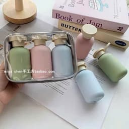 Set 3 lọ chiết mỹ phẩm ,dầu gội,sữa tắm siêu tiện lợi nhỏ gọn dễ dàng mang theo phù hợp khi đi du lịch,công tác. 1