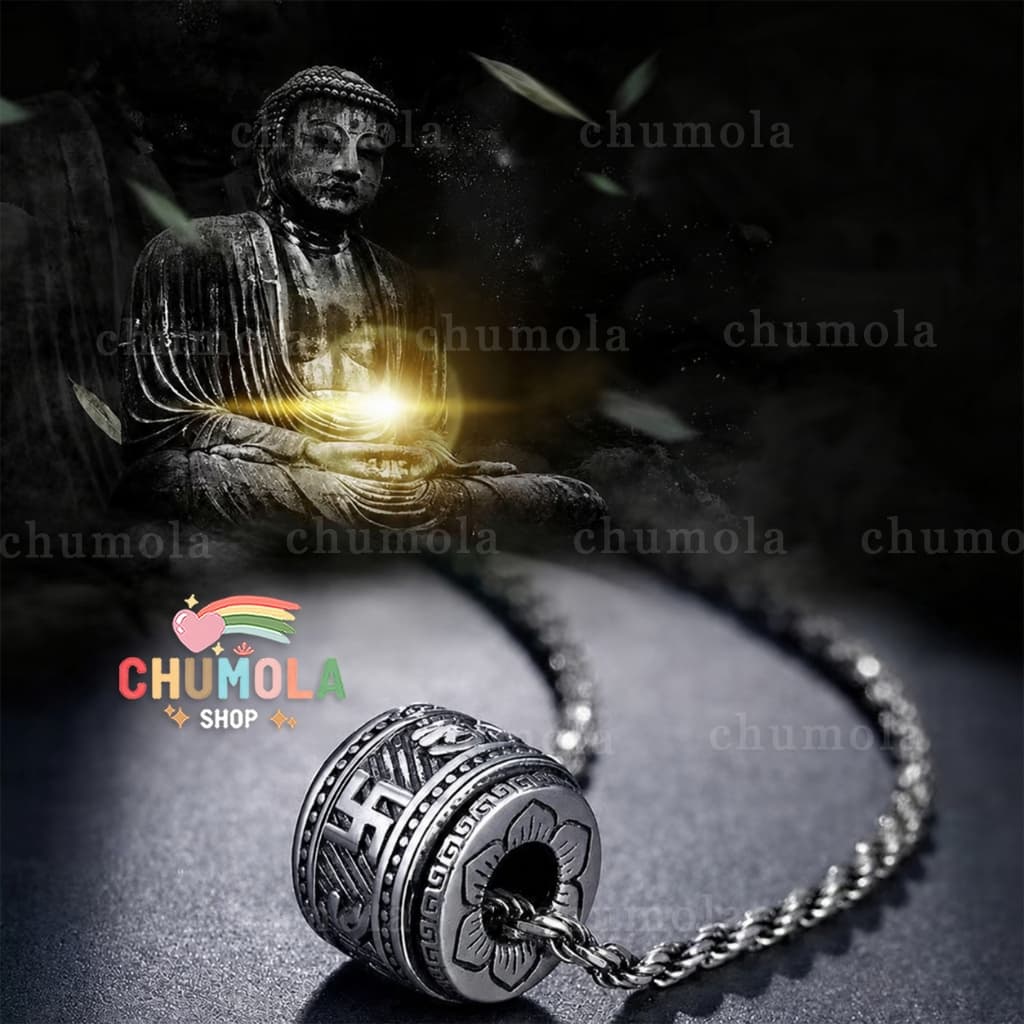 Vòng cổ Kinh luân dây chuyền phật pháp kinh chú phụ kiện phong thủy