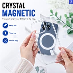 Ốp lưng iphone trong suốt chống sốc - Hỗ trợ sạc không dây cho 11 pro max 12 promax 13 14 15 Plus 16 17 ProMax 17 Air 6