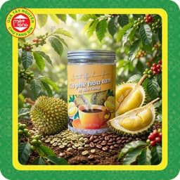Cà Phê Sầu Riêng Hòa Tan Hộp Nhựa Lớn - Quà Tây Nguyên 1