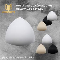 Mút Đệm, Cúp Tam Giác, Miếng Độn Ngực, Che Chắn Tập Thể Thao Pickleball Gym Yoga Đồ Bơi Đệm Nâng 1