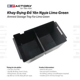 Khay đựng đồ yên ngựa cho xe ô tô Limo Green của B-Factory thiết kế tiện lợi, kích thước chuẩn 4