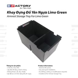 Khay đựng đồ yên ngựa cho xe ô tô Limo Green của B-Factory thiết kế tiện lợi, kích thước chuẩn 2