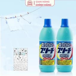 Nước Tẩy Trắng Quần Áo Rocket 600ml – Nước Tẩy Vết Bẩn, Ố Vàng Nội Địa Nhật Bản 5