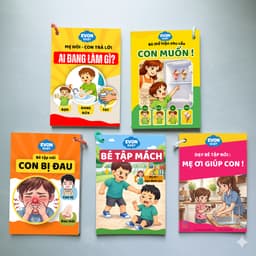 Thẻ Flash EVON BABY dạy bé tập nói -  THỂ HIỆN NHU CẦU 1