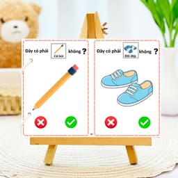Thẻ Flash EVON BABY dạy bé tập nói - Tư duy câu hỏi có/không 4