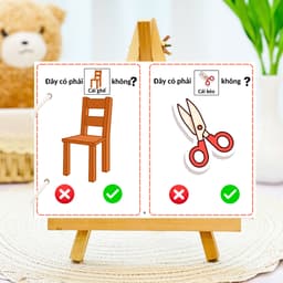Thẻ Flash EVON BABY dạy bé tập nói - Tư duy câu hỏi có/không 6