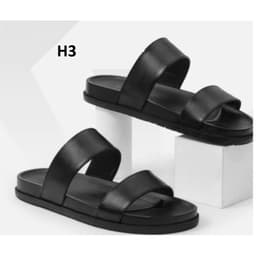 Dép sandanl da bò cao cấp dép thời trang nam 2026 đế pu siêu nhẹ 2 lớp chống đau chân cao cấp· đế cao 3CM nhẹ êm H5 7