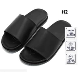 Dép sandanl da bò cao cấp dép thời trang nam 2026 đế pu siêu nhẹ 2 lớp chống đau chân cao cấp· đế cao 3CM nhẹ êm H5 6