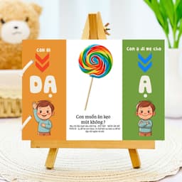 Thẻ Flash EVON BABY dạy bé tập nói – Bật Âm Đầu Tiên “Ạ, DẠ” 6