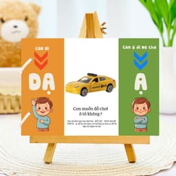Thẻ Flash EVON BABY dạy bé tập nói – Bật Âm Đầu Tiên “Ạ, DẠ” 7