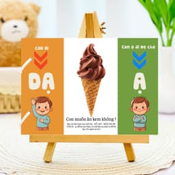 Thẻ Flash EVON BABY dạy bé tập nói – Bật Âm Đầu Tiên “Ạ, DẠ” 8