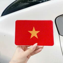 Tem cờ Việt Nam phản quang dán trang trí xe ô tô, xe máy, nhà cửa ,cổng,.. không thấm nước, bền màu(8342) 5