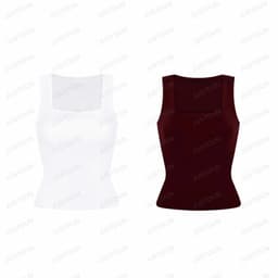 [ÁO 2 LỚP] Áo Thun Ba Lỗ Nữ Sát Nách Cổ Vuông Dáng Ôm Chất Thun Cotton Mềm Mịn, Năng Động JUSTDUN G5 9