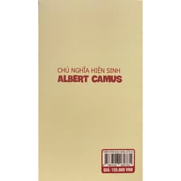 Sách - Chủ nghĩa hiện sinh Albert Camus 3